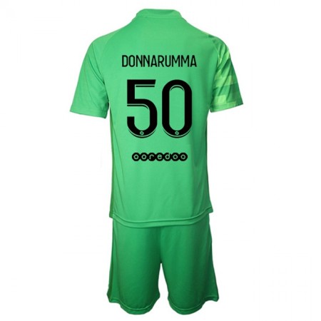 Tenue Paris Saint-Germain Gardien Gianluigi Donnarumma 50 Enfant Troisieme 2021-2022 Maillot de Foot